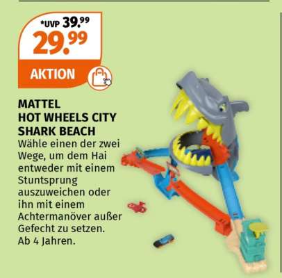 MATTEL HOT WHEELS CITY SHARK BEACH