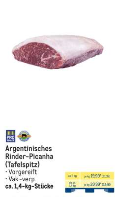 Argentinisches Rinder-Picanha (Tafelspitz)