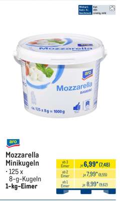 Mozzarella Minikugeln