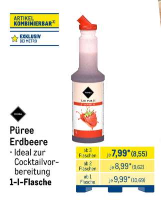 Püree Erdbeere