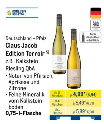 Claus Jacob Edition Terroir