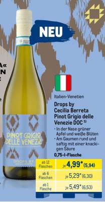 Drops by Cecilia Berreta Pinot Grigio delle Venezie DOC