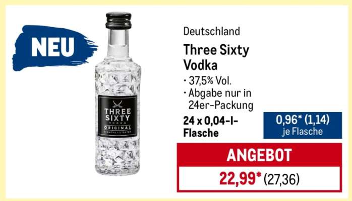 Three Sixty Vodka*