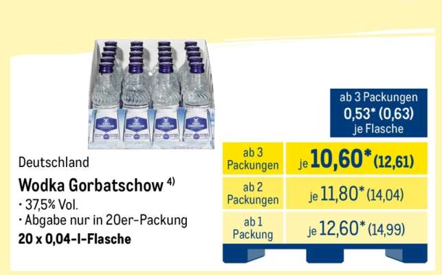 Wodka Gorbatschow