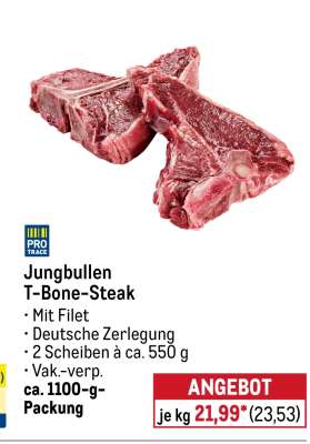 Jungbullen T-Bone-Steak
