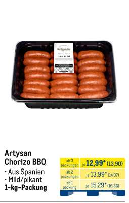 Artysan Chorizo BBQ