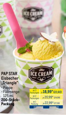 PAP STAR Eisbecher „Triangle“