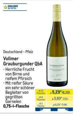 Vollmer Grauburgunder QbA