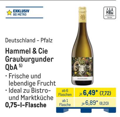 Hammel & Cie Grauburgunder QbA