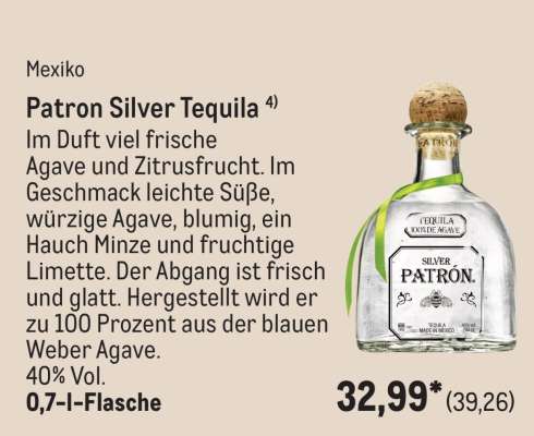 Patron Silver Tequila