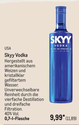 Skyy Vodka