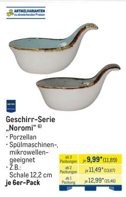 Geschirr-Serie „Noromi“