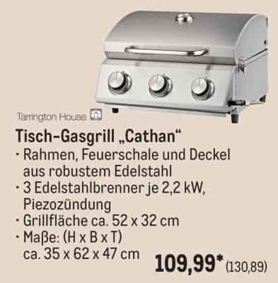 Tisch-Gasgrill „Cathan“