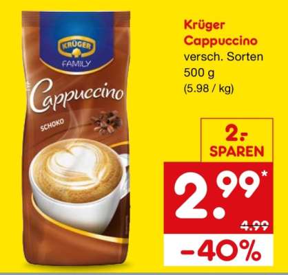 Krüger Cappuccino