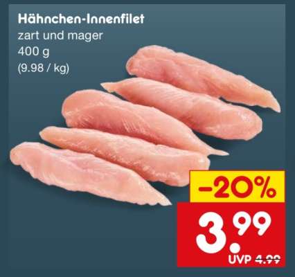 Hähnchen Innenfilet