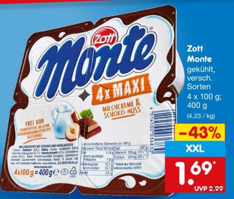 Zott Monte