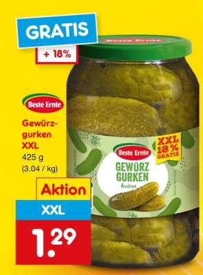 Gewürzgurken XXL