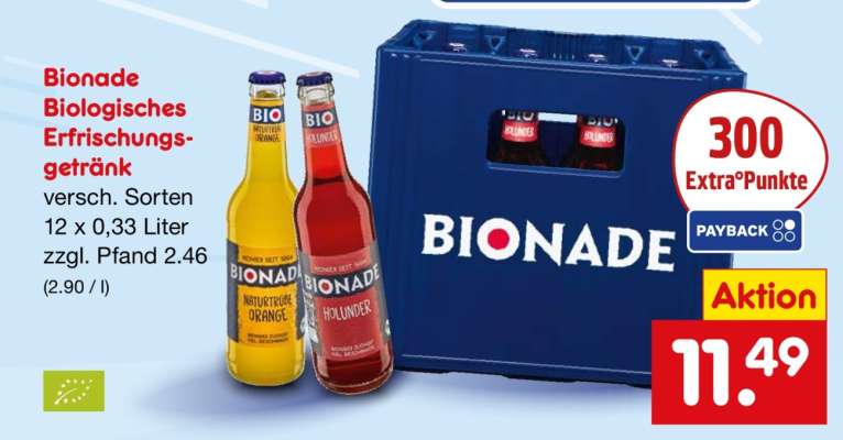 Bionade Biologisches Erfrischungsgetränk