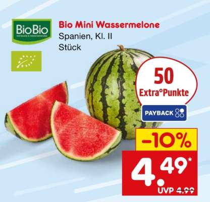 Bio-Mini- Wassermelone