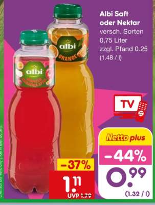 Albi Saft oder Nektar