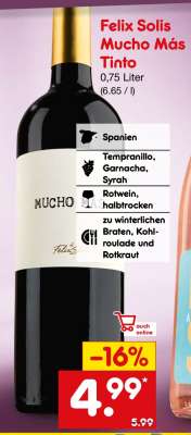 Felix Solis Mucho Más Tinto