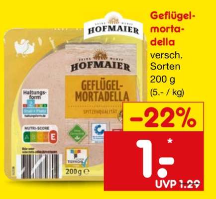 Geflügelmortadella