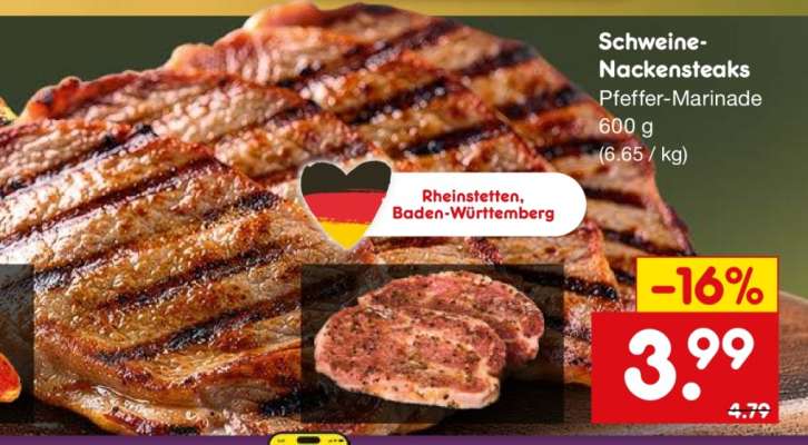 Schweine- nackensteaks