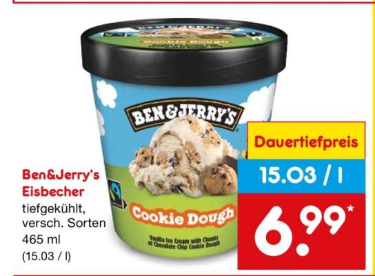 BEN & JERRY'S Eisbecher