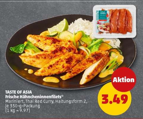 TASTE OF ASIA Frische Hähncheninnenfilets*