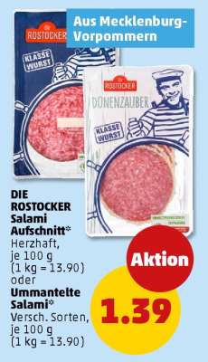 DIE ROSTOCKER Salami Aufschnitt