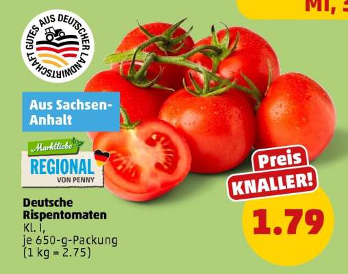Deutsche Rispentomaten