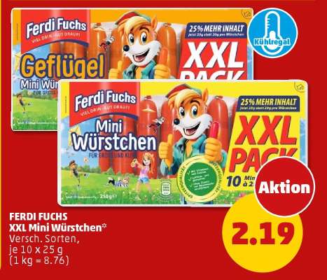 FERDI FUCHS XXL Mini Würstchen