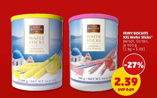 FEINY BISCUITS XXL Wafer Sticks