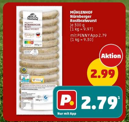 MÜHLENHOF Nürnberger Rostbratwurst