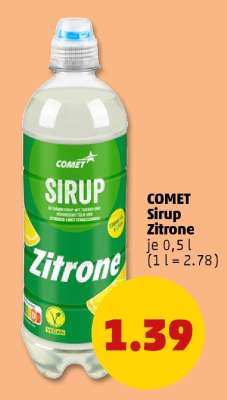 COMET Sirup Zitrone