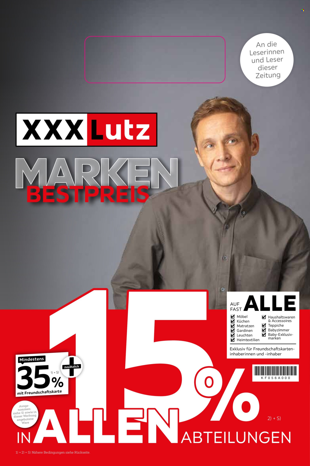 XXXLutz Prospekte  - 16.05.2026 - 6.06.2026. Seite 1