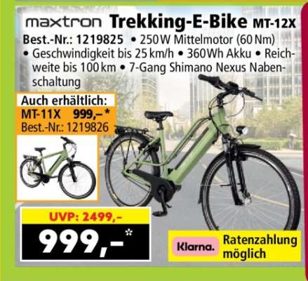 maxton Trekking-E-Bike MT-12X