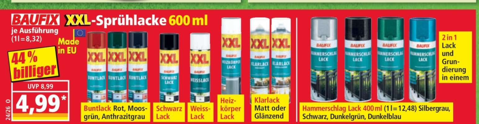XXL-Sprühlack 600 ml