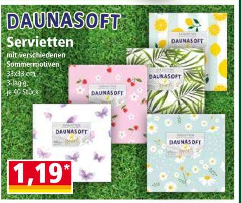 DAUNASOFT Servietten