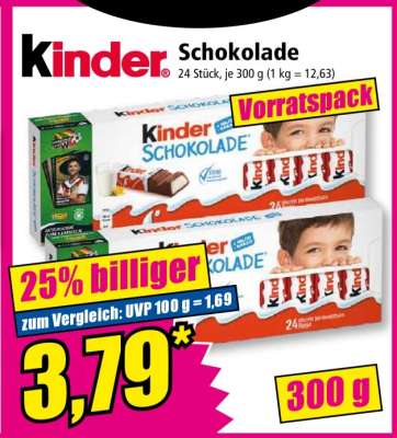 kinder Schokolade