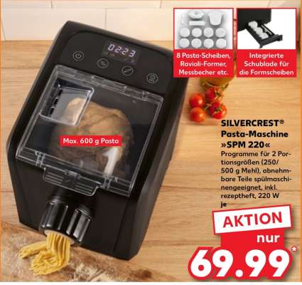 SILVERCREST® Pasta-Maschine »SPM 220«