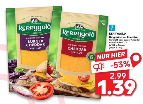 KERRYGOLD Orig. irischer Cheddar