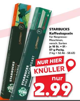 STARBUCKS Kaffeekapseln