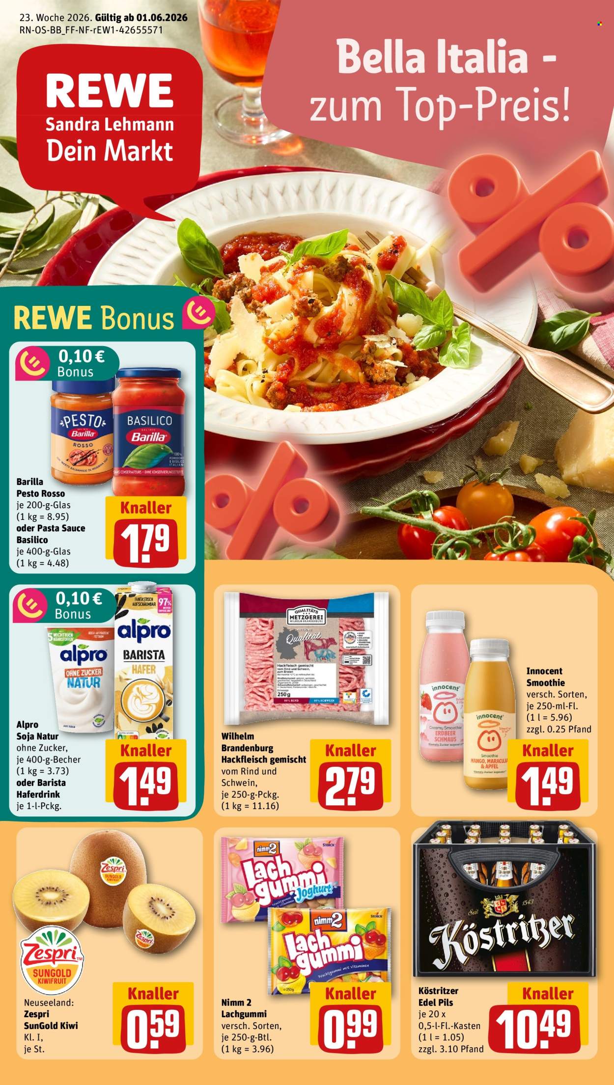 REWE Prospekte  - 1.06.2026 - 7.06.2026. Seite 1