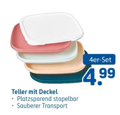 Teller mit Deckel