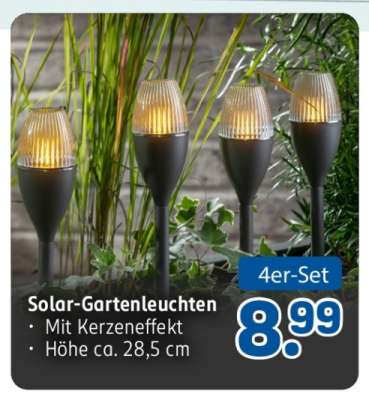 Solar-Gartenleuchten