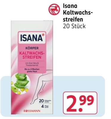 ISANA Kaltwachsstreifen