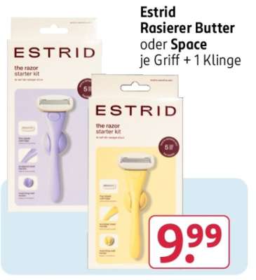 Estrid Rasierer Butter oder Space
