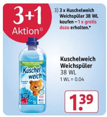Kuschelweich Weichspüler 38 WL