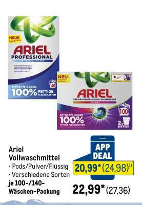 Ariel Vollwaschmittel